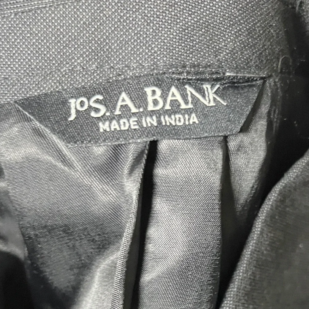 Classic Charcoal Wool Blazer Minimalist‎ Business Suit Jacket Jos A Bank 42R